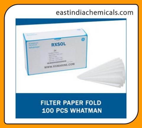 Filter Paper Fold 100 PCS WHATMAN