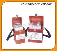 Sample Container Can With Outer Wooden Box